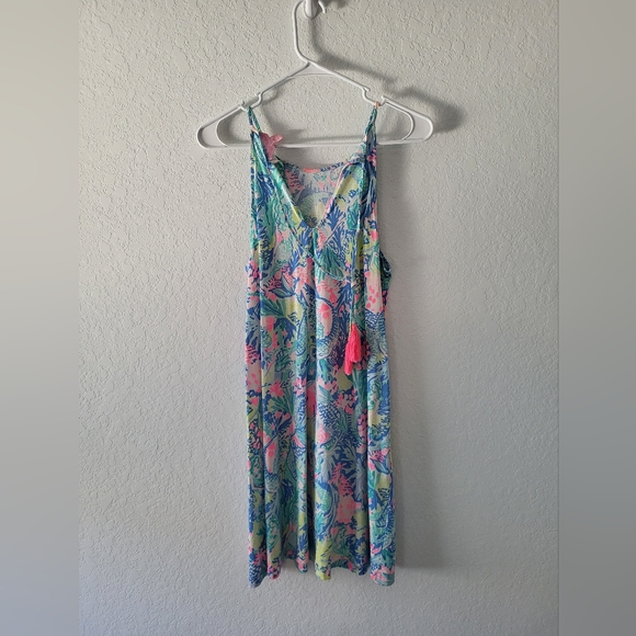 Lilly Pulitzer Margot dress in the "Mermaid Cove" print. - Picture 3 of 3